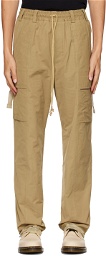 Song for the Mute Tan Drawstring Cargo Pants