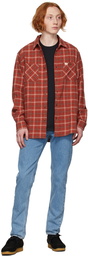 Nudie Jeans Red Flannel Filip Shirt