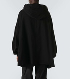 Rick Owens Oversized cotton jersey hoodie