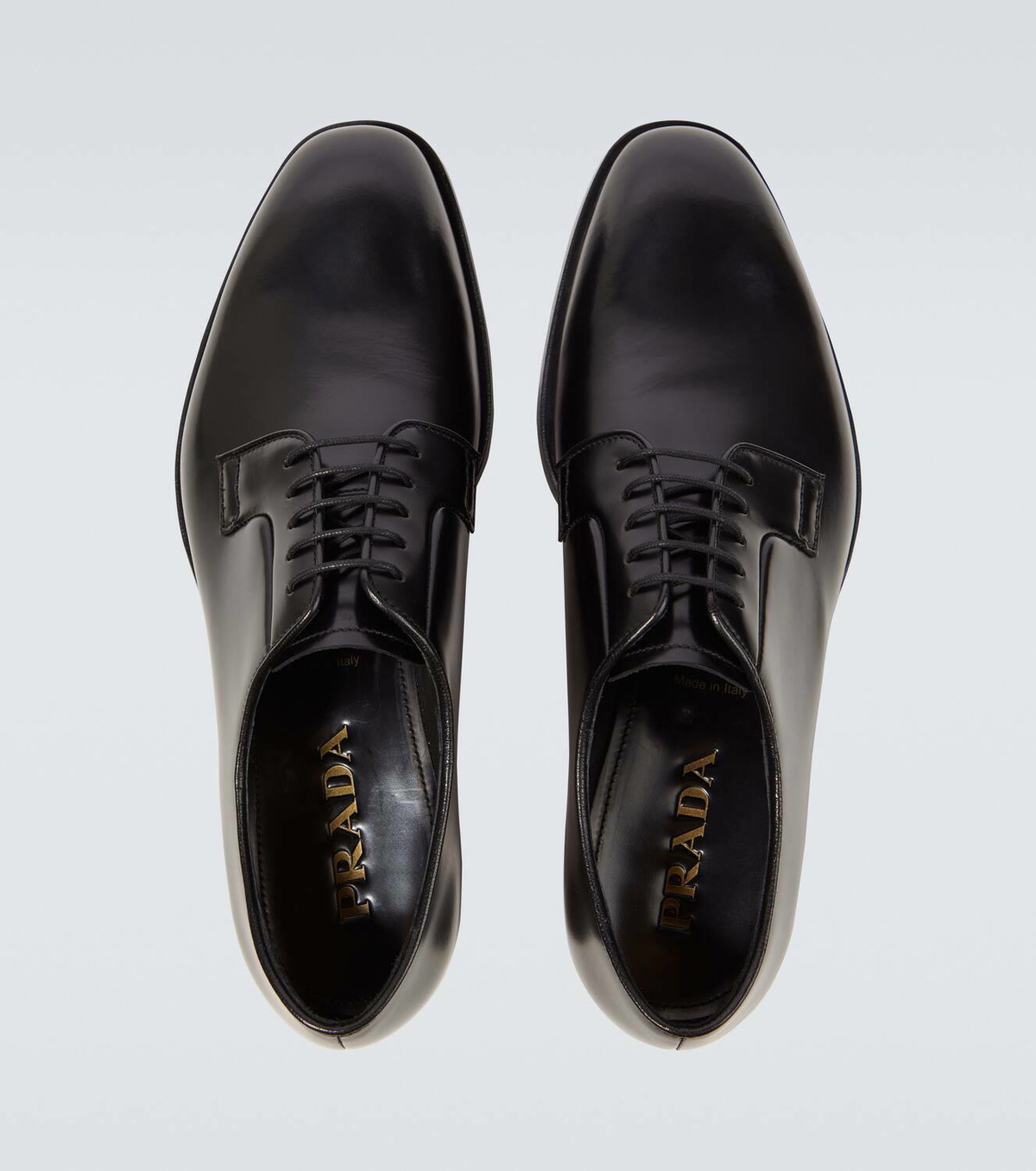 Prada Brushed leather Derby shoes Prada