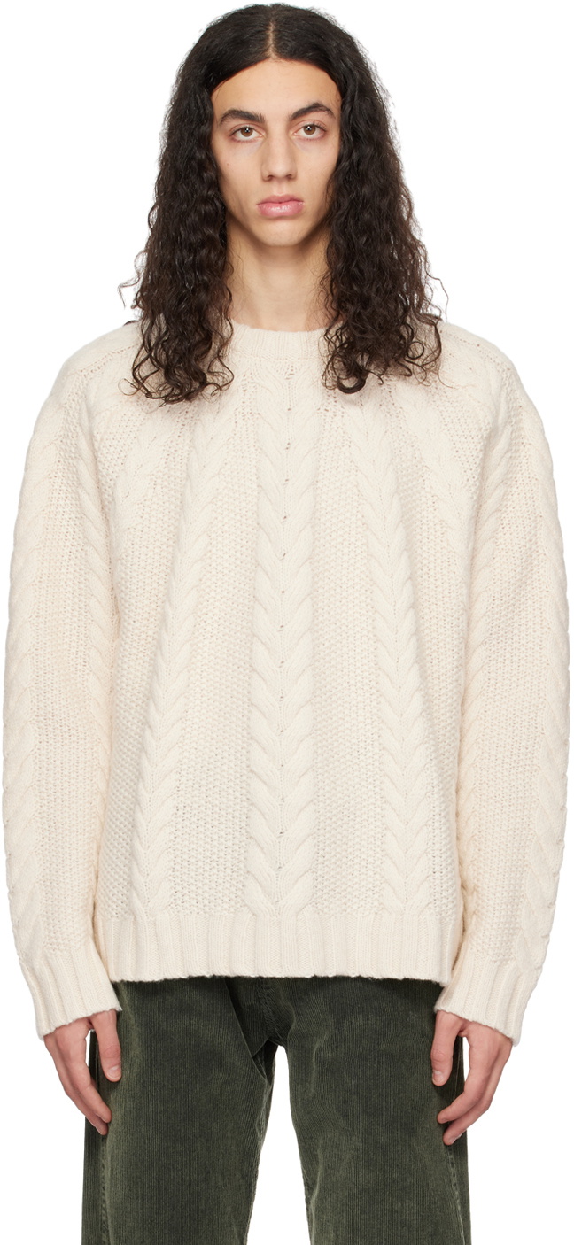 HOPE Off-White Cable Sweater HOPE