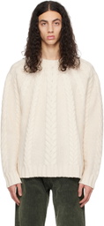 HOPE Off-White Cable Sweater