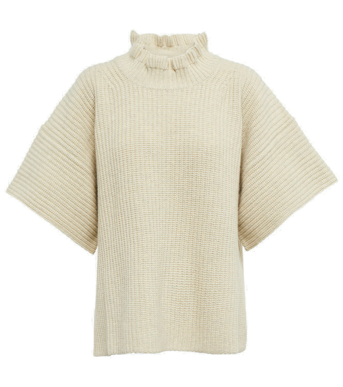 See by Chloe Grey Feminine Ruffle Sweater See by Chloe