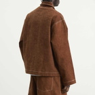 Story mfg. Men's Canvas Sot Jacket in Brown Wonky-Wear