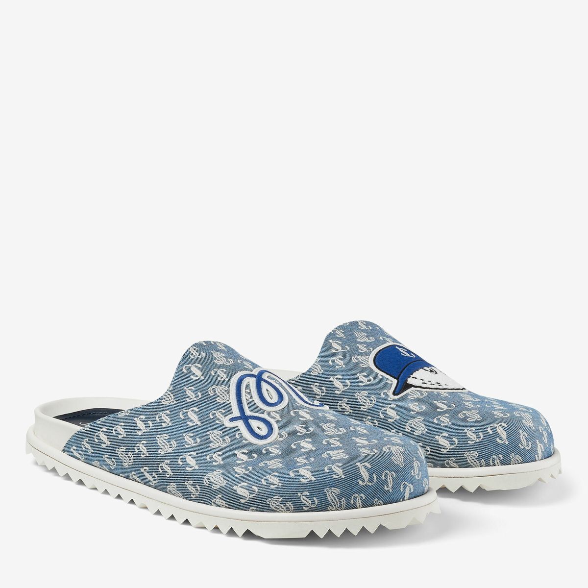 Jimmy Choo Jimmy Choo / Malbon Monogram Mule/M Slide