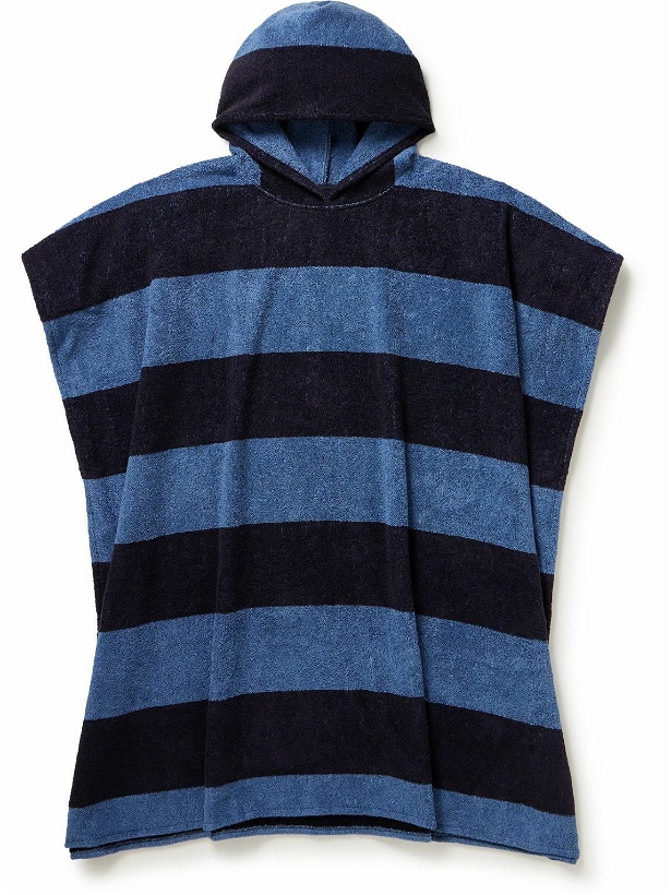 Photo: ARKET - Jemima Striped Cotton-Terry Hooded Poncho