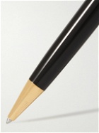 Montblanc - Meisterstück Around the World in 80 Days Medium Resin and Gold-Plated Ballpoint Pen
