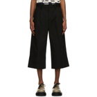 JW Anderson Black Cropped Trousers