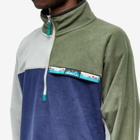KAVU Men's Winter Throwshirt Half Zip Fleece in Clutter Color