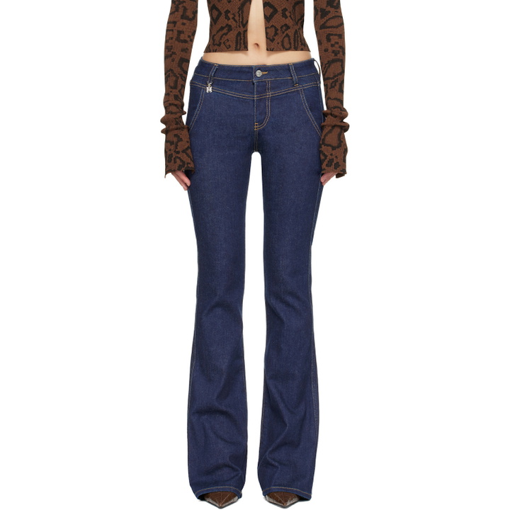Photo: AMIRI Blue Raw Jeans