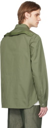 Rick Owens Green Boxy Shirt