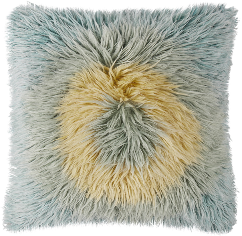 Mush Studios Blue & Yellow Dandi Cushion