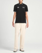 Ea7 Mens Polo shirt in Black