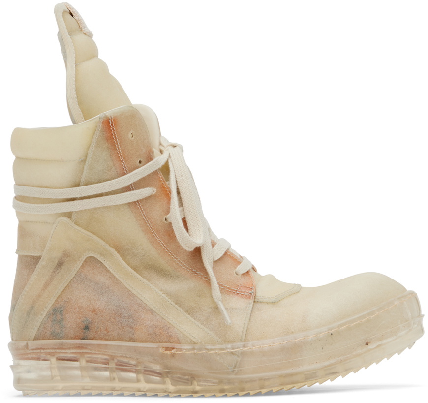 24PF new/RICK OWENS ジオバスケットスニーカー Sneakers Beige 24PF new/RICK OWENS ジオバスケットスニーカー Sneakers Beige