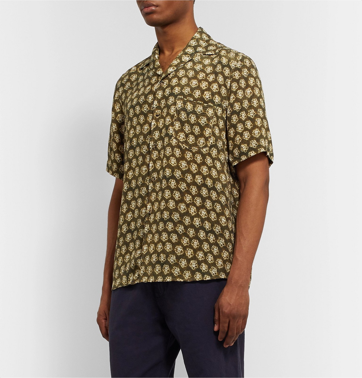 Louis Vuitton Monogram Crepe Short-sleeved Shirt