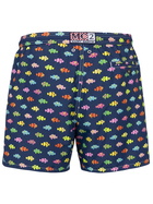 MC2 Saint Barth Man Lightweight Fabric Swim-shorts Lighting Micro Fantasy With Clownfishes Print
