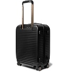 Ermenegildo Zegna - Leather-Trimmed Polycarbonate Carry-On Suitcase - Black