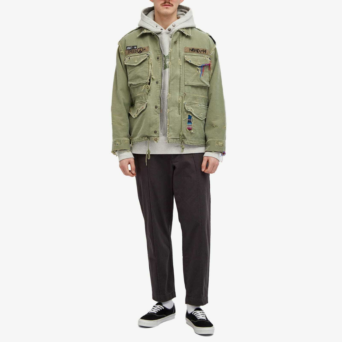 Neighborhood Men's Savage M-51 Jacket in Olive Drab Neighborhood