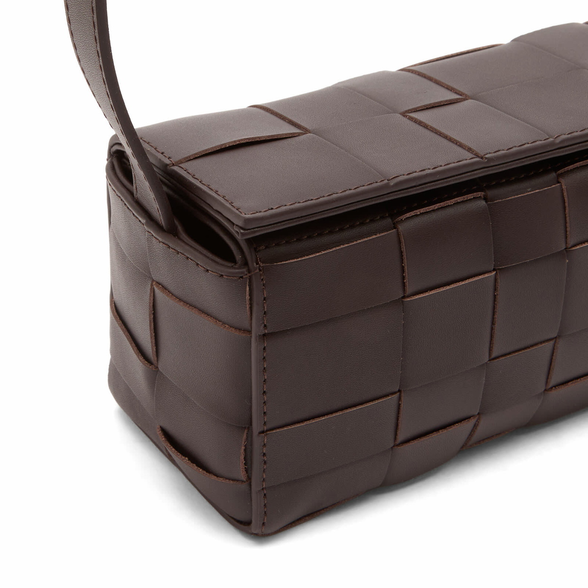 ST. Agni Women's Woven East West Bag in Coffee 