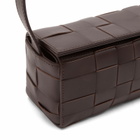 ST. Agni Women's Woven East West Bag in Coffee 
