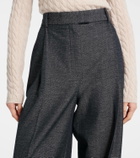 Altuzarra Jess cotton and silk wide-leg pants