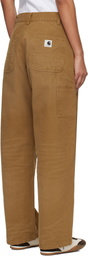 Carhartt Work In Progress Tan Brandon Single Knee Jeans