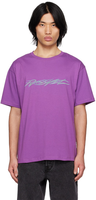 Photo: Rassvet Purple Printed T-Shirt