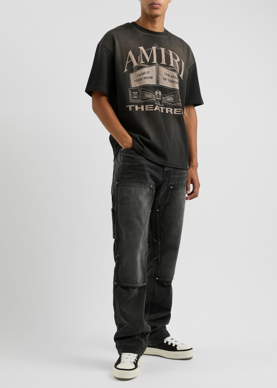 Amiri Carpenter Straight-leg Jeans Grey Amiri