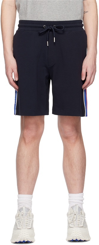 Photo: Moncler Navy Stripe Shorts