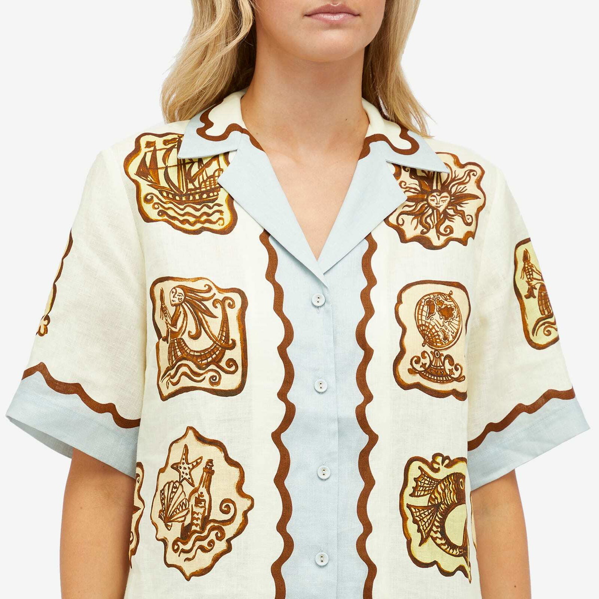 Alemais Women's Relic Shirt in Cream