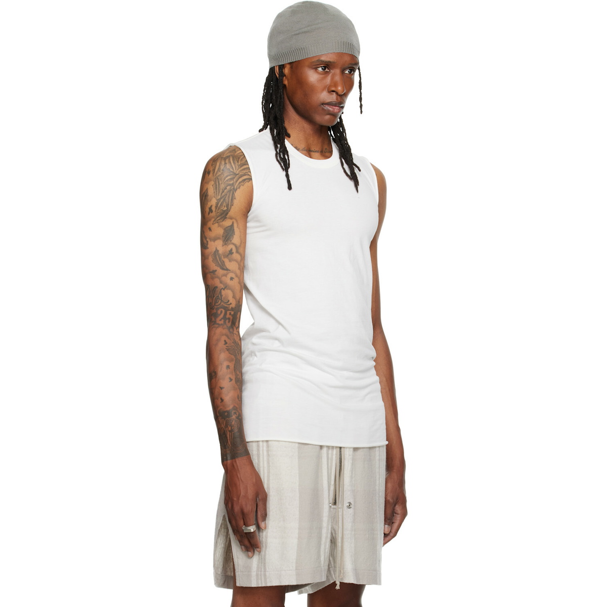 Rick Owens Off-White Tower Basic SL Tank Top