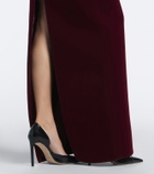 David Koma Velvet gown