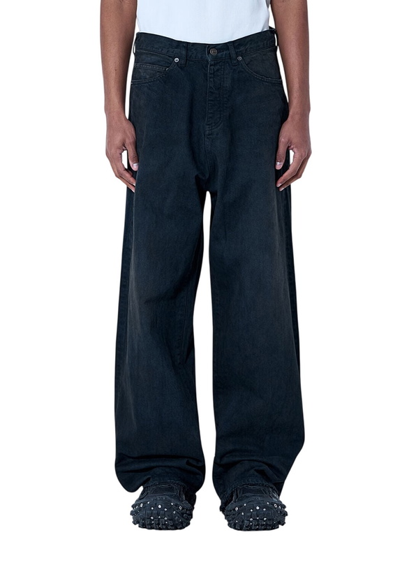 Photo: Balenciaga Wide-Leg Denim Trousers
