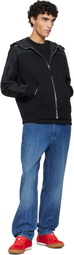 Givenchy Black Windbreaker Hoodie Jacket