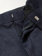 Kingsman - Eggsy Pleated Wool-Flannel Suit Trousers - Blue