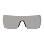 Kenzo Black and Grey Shield Sunglasses
