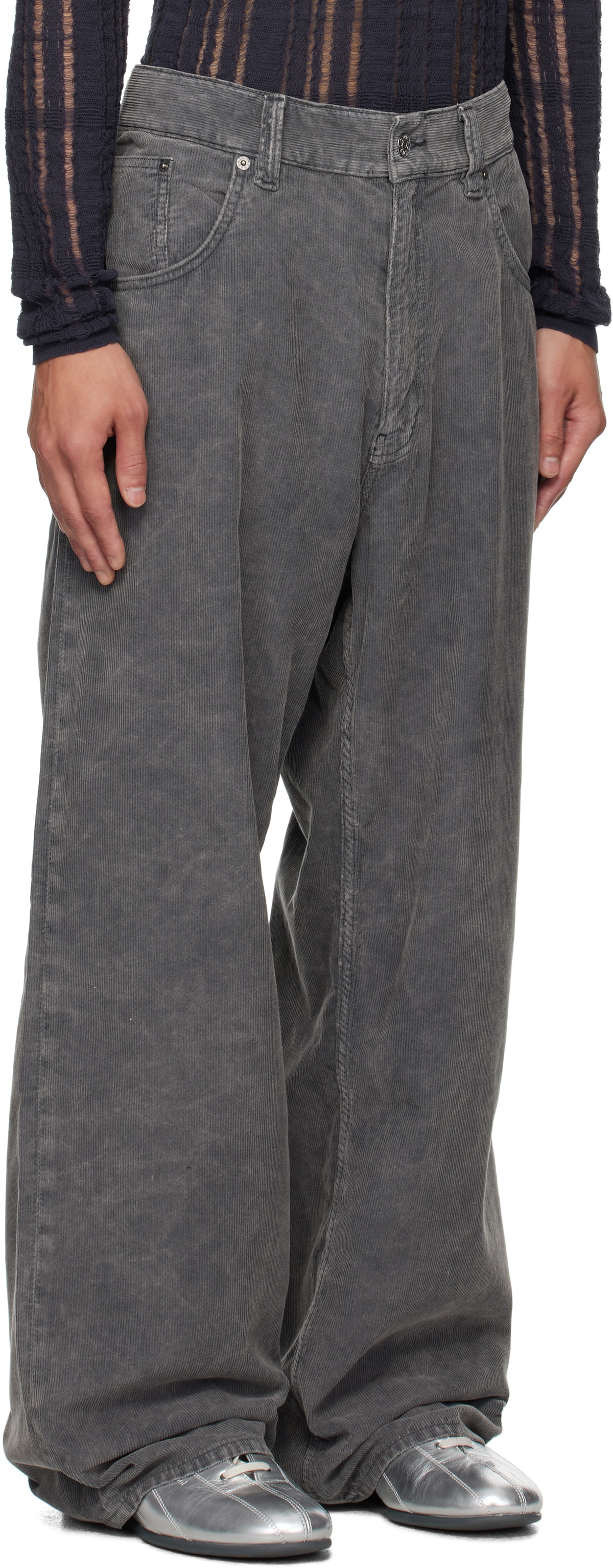 Sunflower Gray Super Wide Jeans