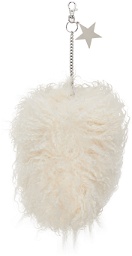 VAQUERA Off-White Furry Teddybear Keychain