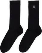Givenchy Black Logo Socks