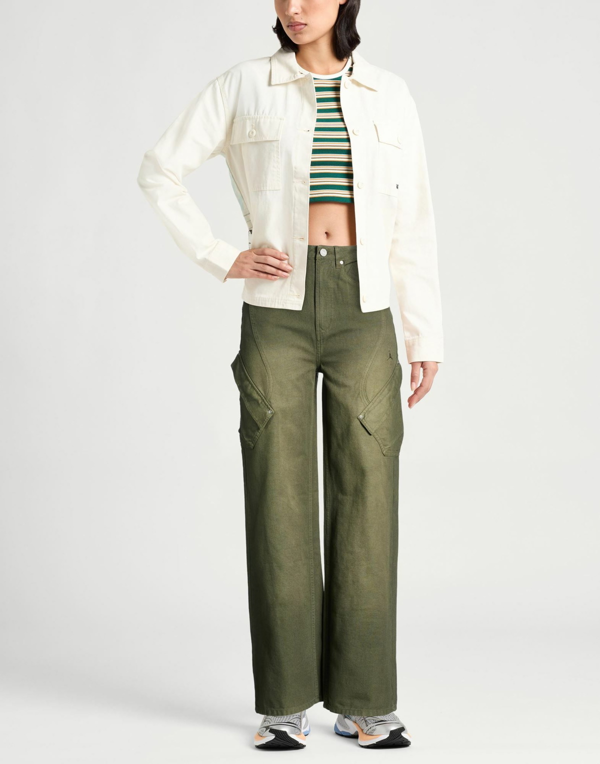 Jordan Womens Pants Military in Green