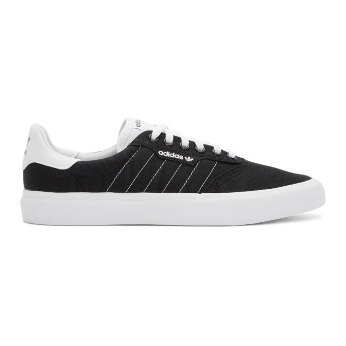 Photo: adidas Originals Black and White 3MC Sneakers