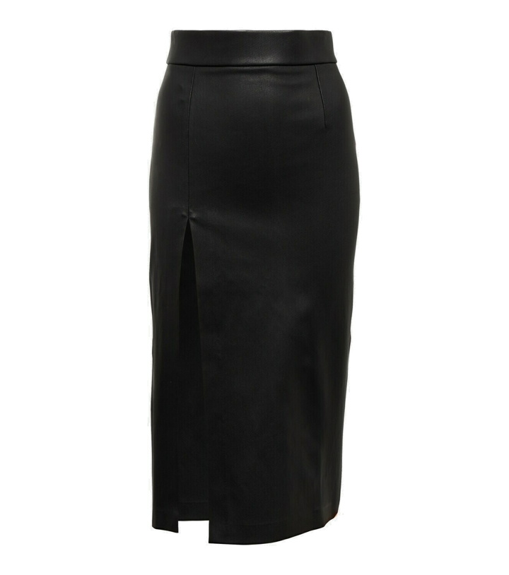 Photo: Stouls Lea leather midi skirt
