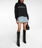 Givenchy - Cropped cotton fleece sweatshirt