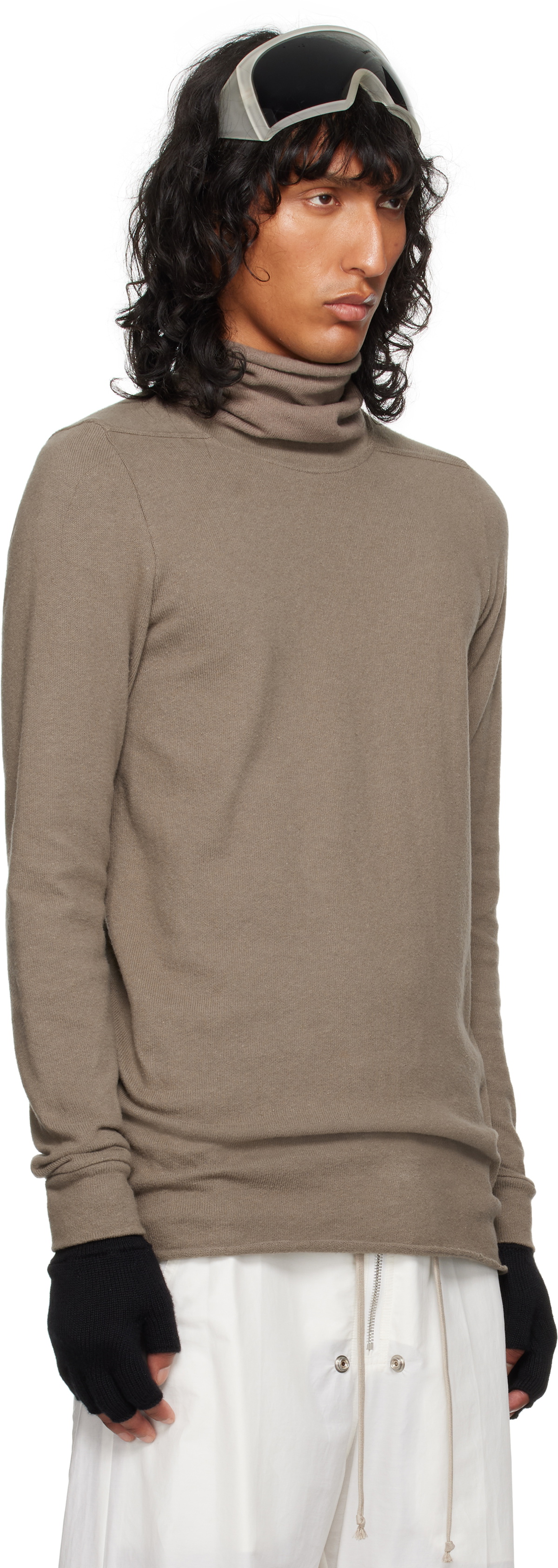 Rick Owens Moncler + Rick Owens Gray Surf Turtleneck Rick Owens