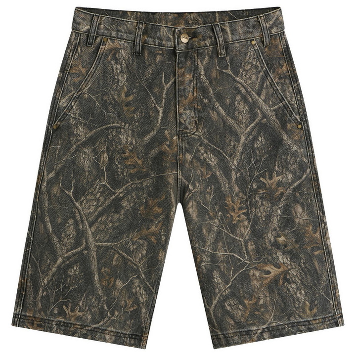Photo: Butter Goods Men's Work Shorts in Forest Camo