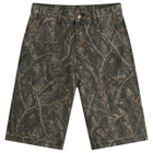 Butter Goods Men's Work Shorts in Forest Camo