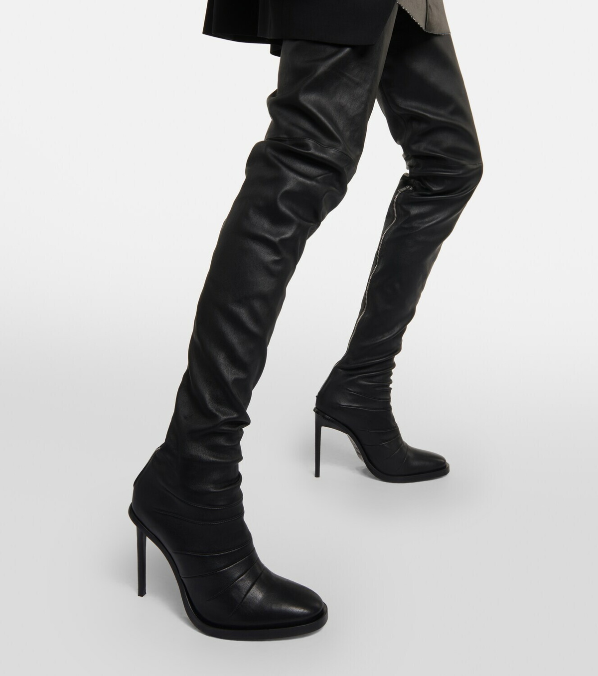 Ann Demeulemeester Adna over-the-knee leather boots Ann Ann Demeulemeester Adna over-the-knee leather boots Ann