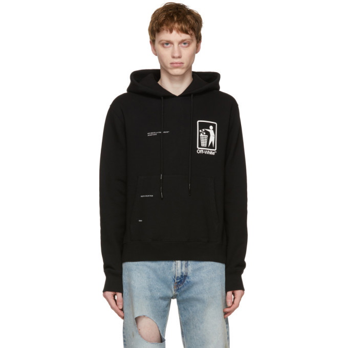 Black hoodie outlet off white