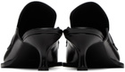 DRAE Black Wrinkle-Effect Heels