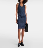 Alaïa Denim midi dress